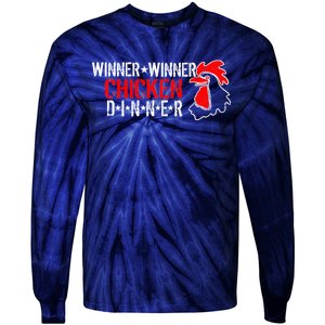 Winner Winner Chicken Dinner Tie-Dye Long Sleeve Shirt