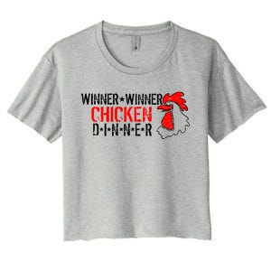 Winner Winner Chicken Dinner Women's Crop Top Tee