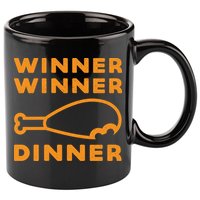 Winner Winner Chicken Dinner Funny Gaming 11oz C Handle Ceramic Mug
