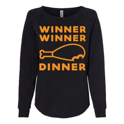 Winner Winner Chicken Dinner Funny Gaming Womens California Wash Sweatshirt