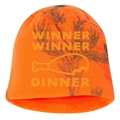 Winner Winner Chicken Dinner Funny Gaming Kati - Camo Knit Beanie