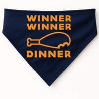 Winner Winner Chicken Dinner Funny Gaming USA-Made Doggie Bandana