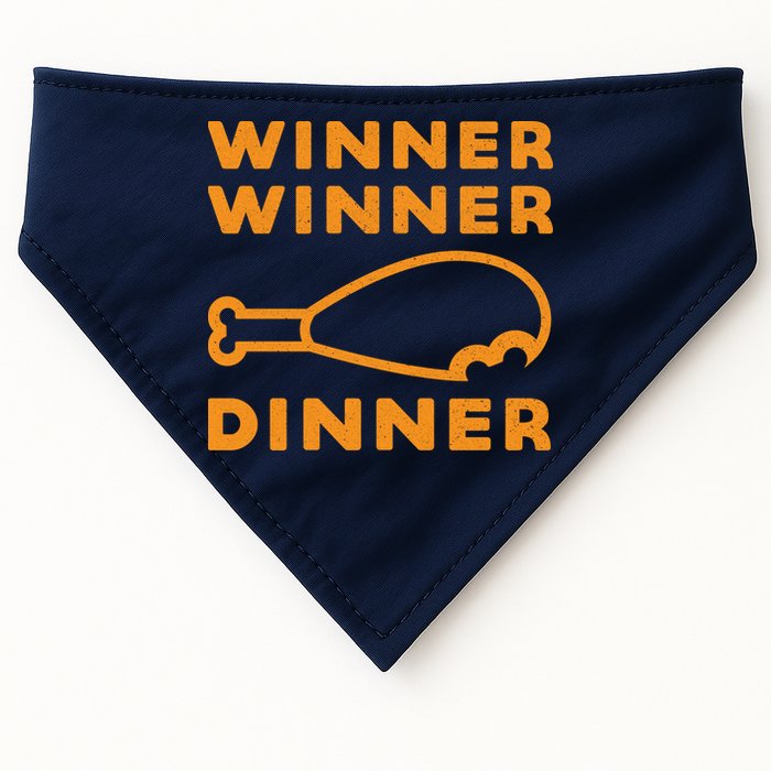 Winner Winner Chicken Dinner Funny Gaming USA-Made Doggie Bandana