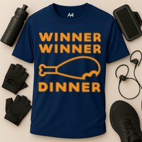 Winner Winner Chicken Dinner Funny Gaming Performance Shirt