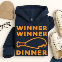 Winner Winner Chicken Dinner Funny Gaming Hoodie