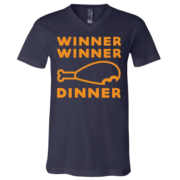 Winner Winner Chicken Dinner Funny Gaming V-Neck T-Shirt