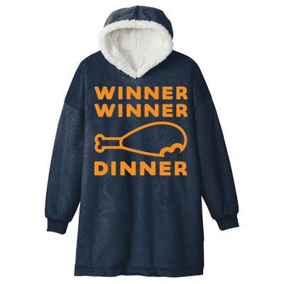 Winner Winner Chicken Dinner Funny Gaming Hooded Wearable Blanket