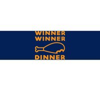 Winner Winner Chicken Dinner Funny Gaming Bumper Sticker