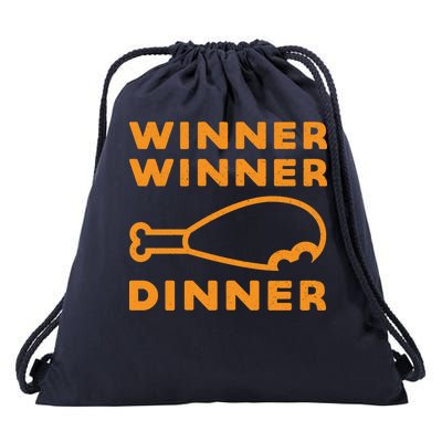 Winner Winner Chicken Dinner Funny Gaming Drawstring Bag