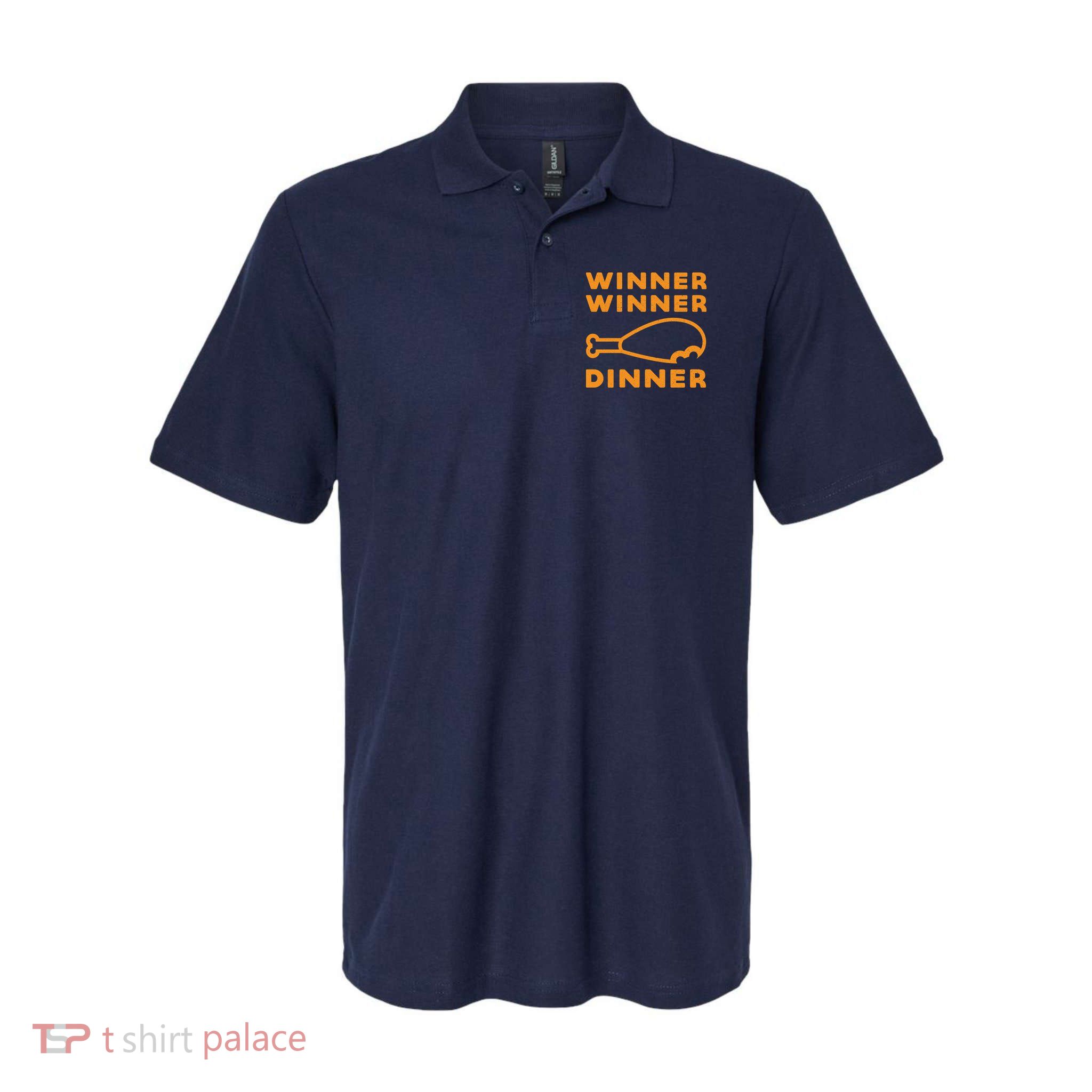 Winner Winner Chicken Dinner Funny Gaming Polo