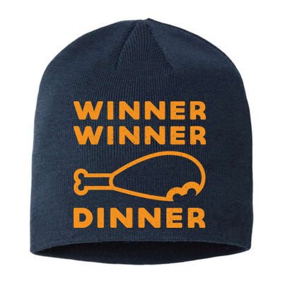 Winner Winner Chicken Dinner Funny Gaming Sustainable Beanie