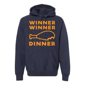 Winner Winner Chicken Dinner Funny Gaming Premium Hoodie