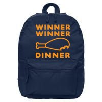 Winner Winner Chicken Dinner Funny Gaming 16 in Basic Backpack