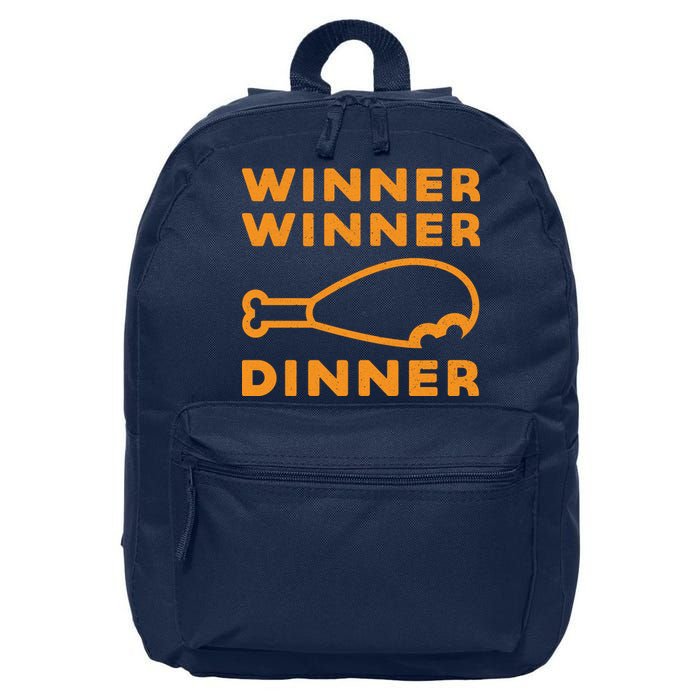 Winner Winner Chicken Dinner Funny Gaming 16 in Basic Backpack