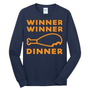 Winner Winner Chicken Dinner Funny Gaming Tall Long Sleeve T-Shirt