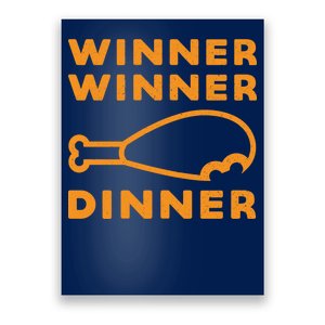 Winner Winner Chicken Dinner Funny Gaming Poster