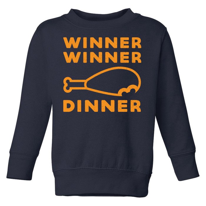 Winner Winner Chicken Dinner Funny Gaming Toddler Sweatshirt