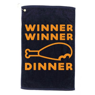 Winner Winner Chicken Dinner Funny Gaming Platinum Collection Golf Towel