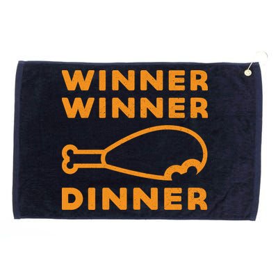 Winner Winner Chicken Dinner Funny Gaming Grommeted Golf Towel