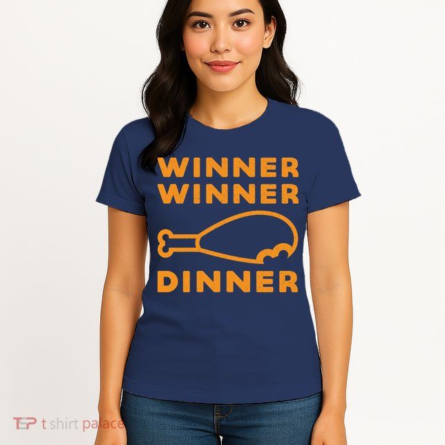Winner Winner Chicken Dinner Funny Gaming Womens T-Shirt