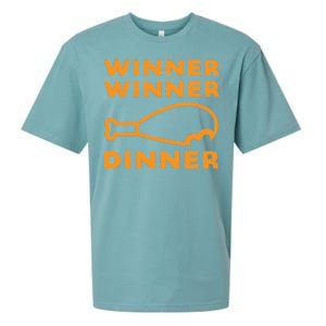 Winner Winner Chicken Dinner Funny Gaming Sueded Cloud Jersey T-Shirt