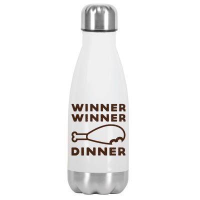 Winner Winner Chicken Dinner Funny Gaming Stainless Steel Insulated Water Bottle