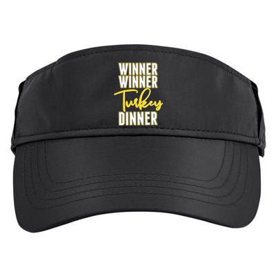 Winner Winner Turkey Dinner Adult Drive Performance Visor