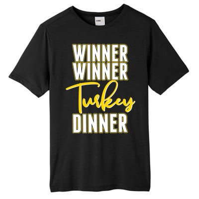 Winner Winner Turkey Dinner Tall Fusion ChromaSoft Performance T-Shirt