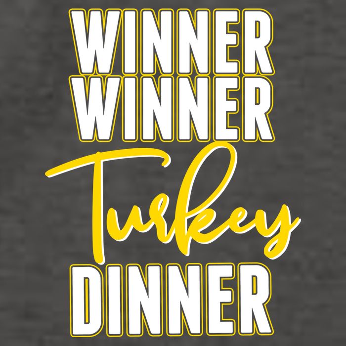 Winner Winner Turkey Dinner Vector Backpack