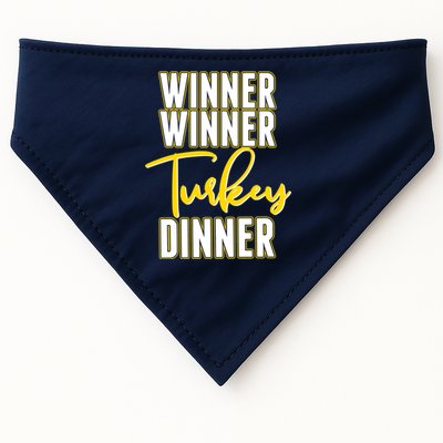 Winner Winner Turkey Dinner USA-Made Doggie Bandana