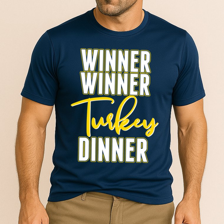 Winner Winner Turkey Dinner Cooling Performance Crew T-Shirt