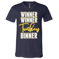 Winner Winner Turkey Dinner V-Neck T-Shirt