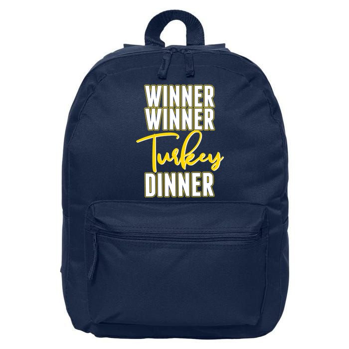 Winner Winner Turkey Dinner 16 in Basic Backpack