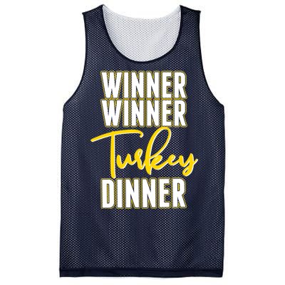 Winner Winner Turkey Dinner Mesh Reversible Basketball Jersey Tank