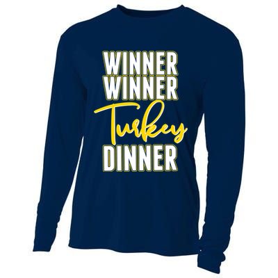 Winner Winner Turkey Dinner Cooling Performance Long Sleeve Crew