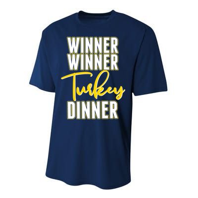 Winner Winner Turkey Dinner Performance Sprint T-Shirt