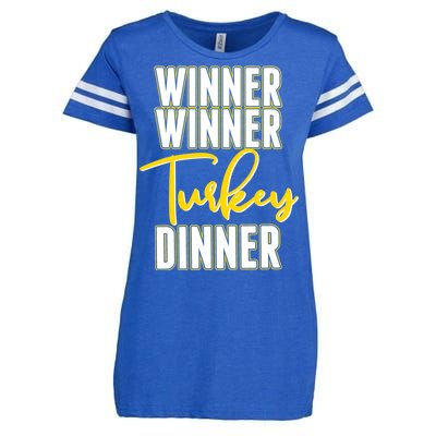 Winner Winner Turkey Dinner Enza Ladies Jersey Football T-Shirt