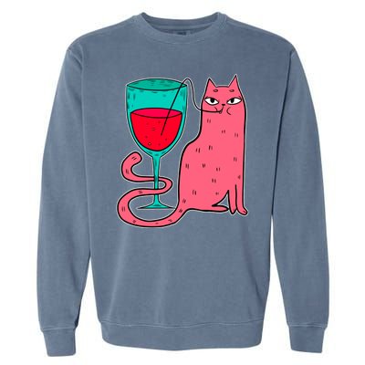 Wino Kitty Garment-Dyed Sweatshirt