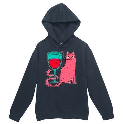 Wino Kitty Urban Pullover Hoodie