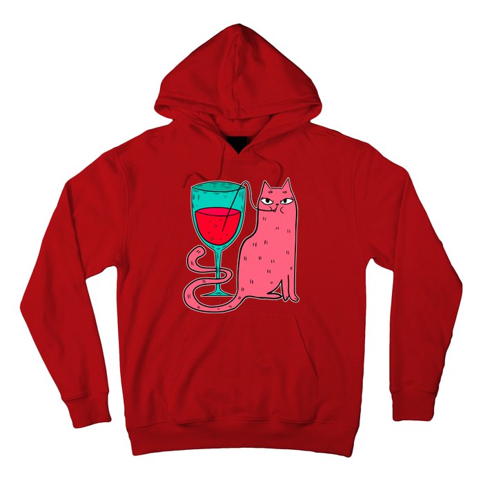 Wino Kitty Hoodie