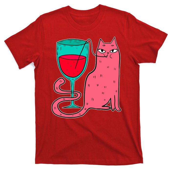 Wino Kitty T-Shirt