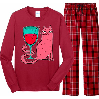 Wino Kitty Long Sleeve Pajama Set