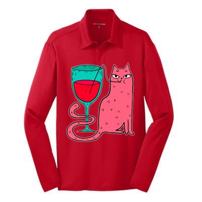 Wino Kitty Silk Touch Performance Long Sleeve Polo