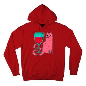 Wino Kitty Tall Hoodie