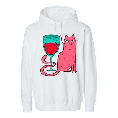 Wino Kitty Garment-Dyed Fleece Hoodie