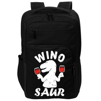 Wino Saur Funny Wine Impact Tech Backpack