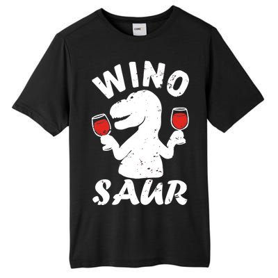 Wino Saur Funny Wine Tall Fusion ChromaSoft Performance T-Shirt