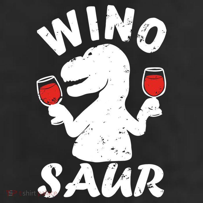 Wino Saur Funny Wine 11oz C Handle Ceramic Mug