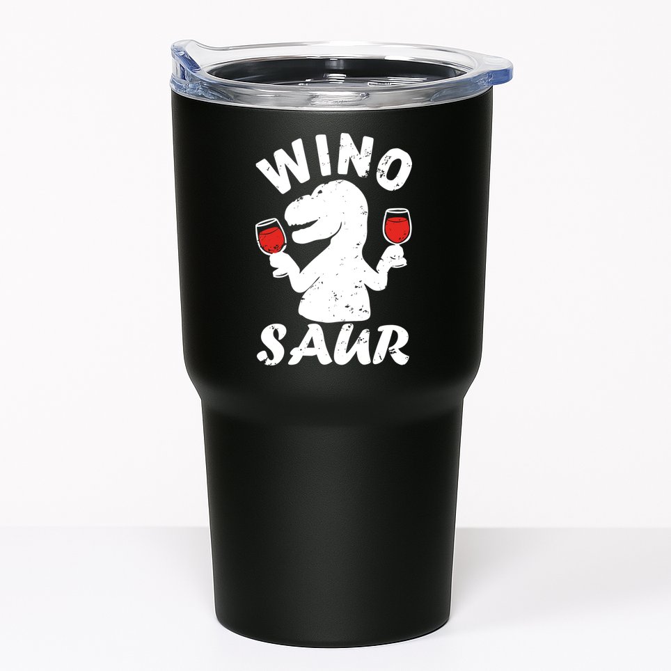 Wino Saur Funny Wine Tumbler