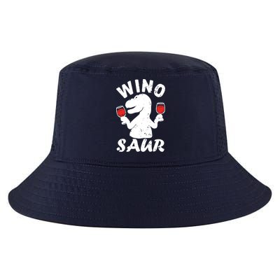 Wino Saur Funny Wine Cool Comfort Performance Bucket Hat